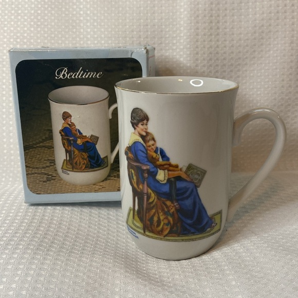 Set of 3 Vintage Collector’s Porcelain Mugs by Norman Rockwell NIB - Picture 5 of 8